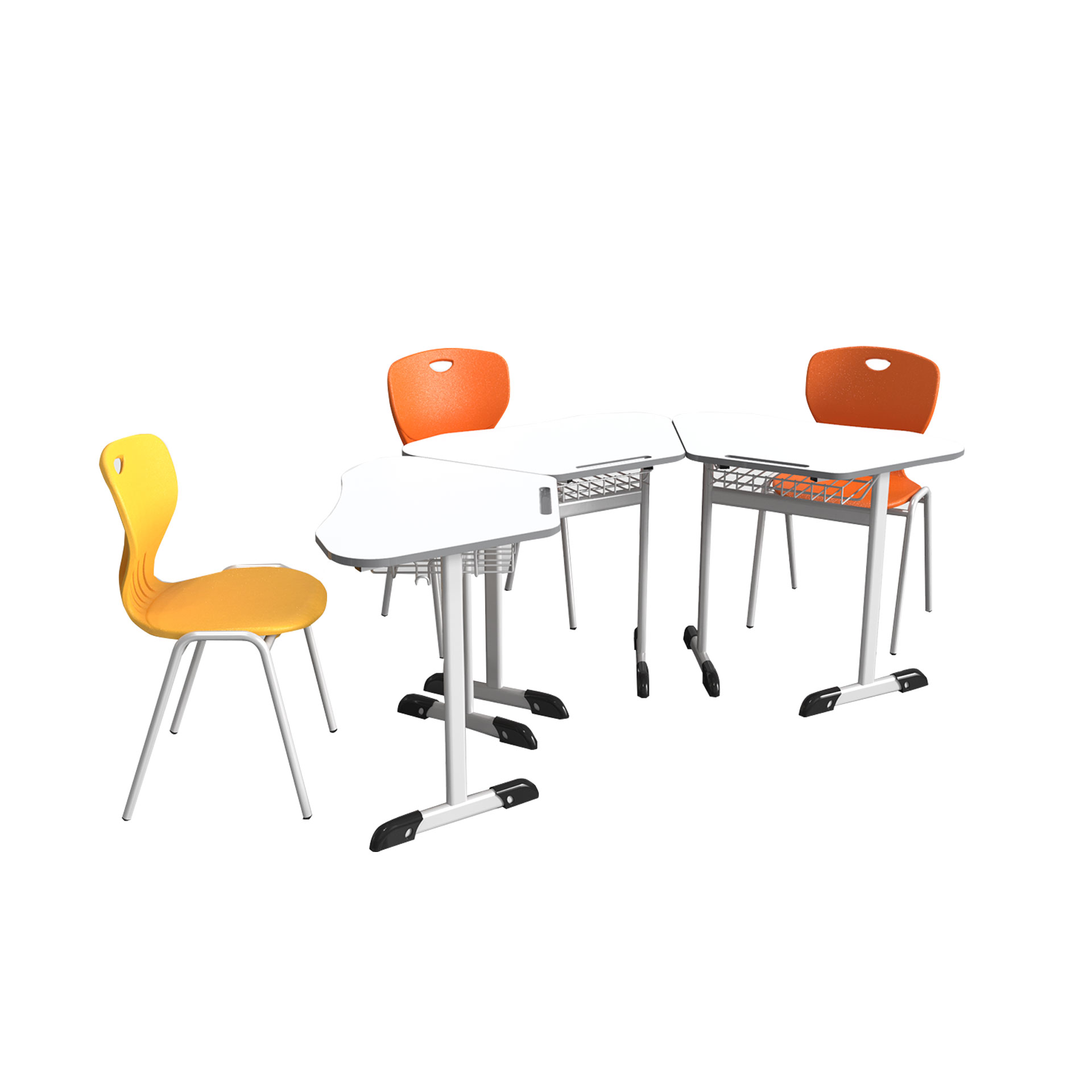 Banca scolara, Jam, VIII-XII, 70x50x76 cm