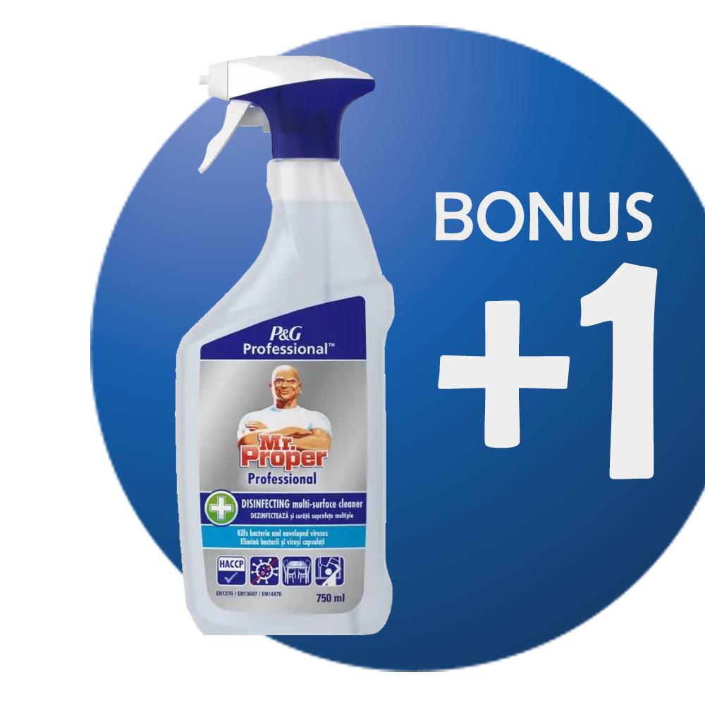 Spray dezinfectat multisuprafete Mr. Proper, 750 ml