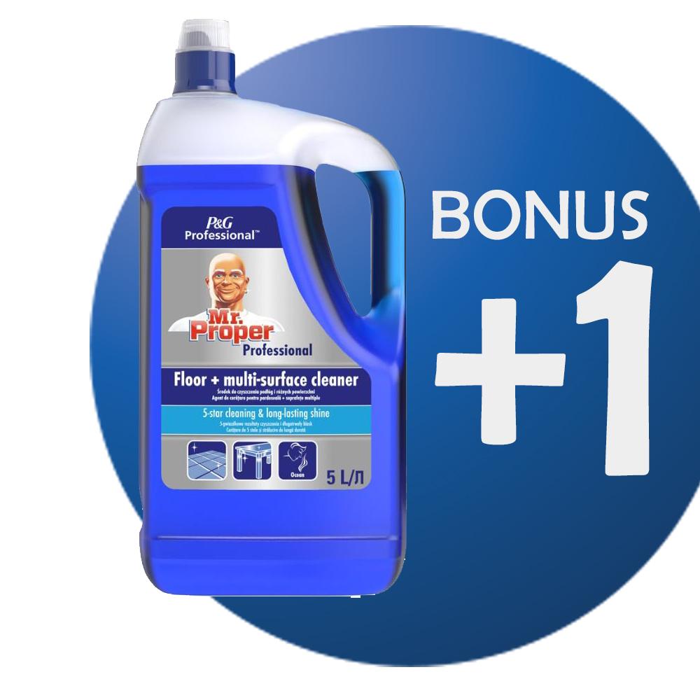 Detergent pardoseala, Mr Proper, Lemon, 5 l