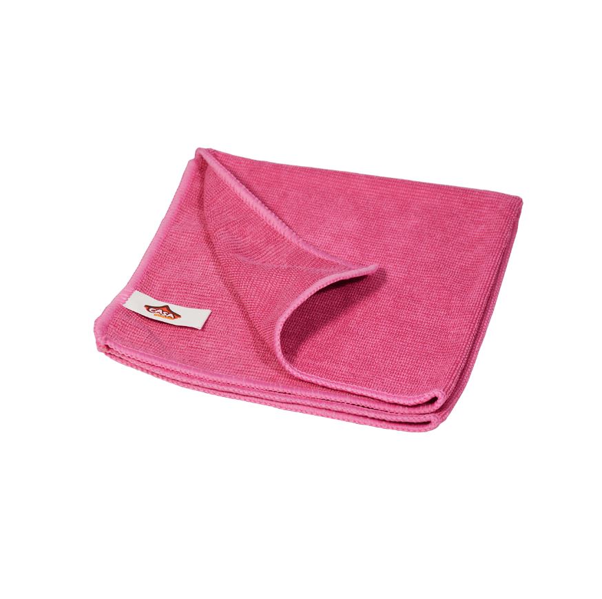 Lavete microfibra 40x40 cm, rosu, 320g, 5 bucati/set