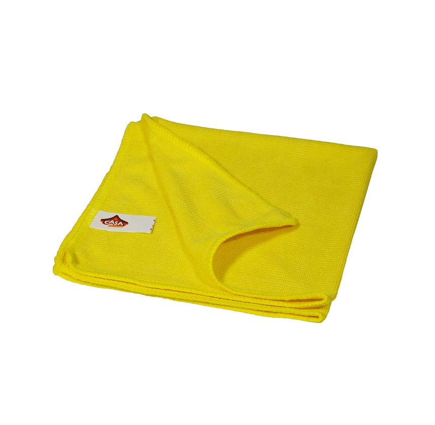 Lavete microfibra 40x40 cm, galben, 320g, 5 bucati/set