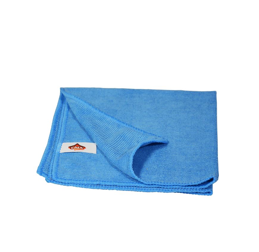 Lavete microfibra 40x40 cm, albastru, 320g, 5 bucati/set